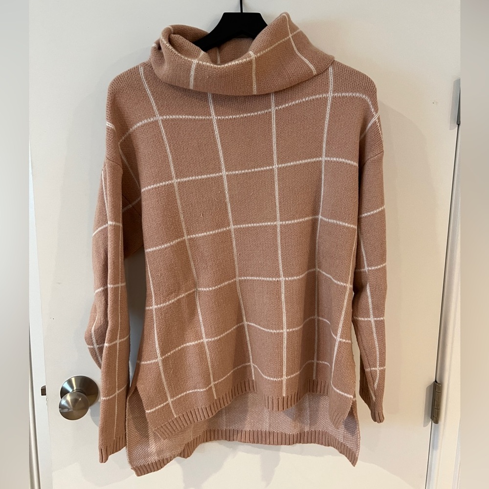 Square pattern sweater amazon cowl neck nonsmoking home